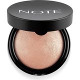 Nacario Note Cosmetics Baked Powder 01 Stardust Işıltılı Bitişli Highlighter Toz Yüz Pudrası