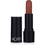 Nacario Note Cosmetics Deep Impact Lipstick 05 Leather Mood Kremsi Dokulu Yarı Parlak Ruj, Kahverengi
