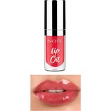 Nacario Note Cosmetics Lip Oil 40 Sugar Red Nemlendirici ve Parlatıcı Dudak Bakım Yağı, Kırmızı