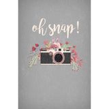 Nacario Oh Snap!: Photographer Gifts, Camera Paper Pad, Photographer Notebook, Phtography Journal, Compendium Journal, Women With Cameras, Vintage Camera Gifts, 6x9 Notebook College Ruled