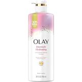 Nacario Olay Kadınlar Için Vücut Yıkama, Yoğun Nemlendirici, Hyaluronik Asit Serum Kompleksi, Nemi Yeniler, Paraben ve Ftalat Içermez, B3 Vitamini Lameller Teknolojisi, Tüm Cilt Tipleri Için, 20 Fl Oz