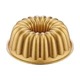 Nacario Oms 25 cm Döküm Granit Dilimli Kek Kalıbı Gold 3288