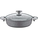 Nacario Oms Collection 28X8 cm Granit Karnıyarık Tenceresi Gri