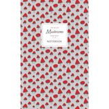 Nacario One Million Mushrooms Notebook - Ruled Pages - 5x8: (Magic Red Edition) Fun Notebook 96 Ruled/lined Pages (5x8 Inches / 12.7X20.3CM / Junior Legal Pad / Nearly A5)