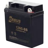Nacario Orbus 12V 5Ah Elektrikli Karbon Bisiklet Aküsü 12N5-Bs