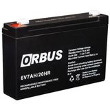 Nacario Orbus 6 Volt 7 Amper Kuru Akü (150 * 30 * 94 Mm)