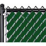 Nacario Örgü Tel Koruma Kapatma Gizlilik Bantları Pvc Çit Şeridi (50 Metre) (5cm Yeşil)