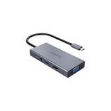 Nacario Orico Type-C To USB 3.0 HDMI VGA Aux Pd Çoklayıcı Dönüştürücü Hub
