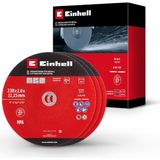 Nacario Orijinal Einhell 3 Parça Ince Metal Kesme Diski Seti, Ø 230 mm (2 mm Kalınlık, Mpa Sertifikalı, Uzun Ömürlü, Hassas ve Düşük Çapaklı Kesimler, Avuç Taşlamalar Için) - 49711523