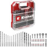 Nacario Orijinal Einhell L-Case 40 Parçalı Uç ve Matkap Seti (25 mm Uçlar, Hızlı Değiştirilebilir Uç Tutucu, Lokma Anahtar, Havşa, Metal, Beton ve Ahşap Matkap Uçları, Saklama Kutusu Dahil) - 49109053