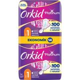 Nacario Orkid Platinum Hijyenik Ped Normal (Boy 1) Ekonomik Paket 14 Adet Ped