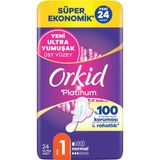 Nacario Orkid Platinum Hijyenik Ped Normal (Boy 1) Süper Ekonomik Paket 24 Adet Ped