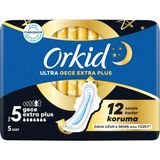 Nacario Orkid Ultra Hijyenik Ped Gece Ekstra Plus (Boy 5) 5 Adet Ped