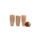 Nacario Orret Home 20 Adet Kraft Kağıt Muffin Kalıbı – Lale Formlu Cupcake Fırın Kağıdı, Tek Kullanımlık Kek Kalıbı, Isıya Dayanıklı Doğal Kraft Muffin Cupcake Pişirme Kağıdı (20)