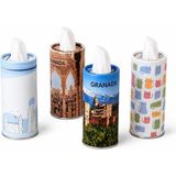 Nacario Orret Home 4 Adet Araç Bardaklığı Uyumlu Peçetelik Araç Içi Peçete Kutusu Silindir Peçete Dispenseri Bardaklık Tipi Peçete Tutucu Oto Aksesuarı Ev Ofis Kullanımı (Asorti Desen)