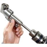 Nacario Orret Home 90 Derece Vidalama Köşe Adaptörü 360° Döner Başlıklı Matkap Aparatı Dar Alan Vida Sıkma Ucu 6.35MM Hex Şaft Profesyonel Açılı Adaptör