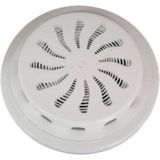 Nacario Orret Home Ayarlı Doğalgaz Cam Menfezi Beyaz Ø18CM - Aç-Kapa Ayarlanabilir Soğuk Hava Engelleyen Cam Menfezi - Şeffaf Panel Hava Kapaklı Havalandırma Menfezi
