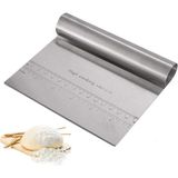 Nacario Orret Home Çelik Hamur Kesici,metal Hamur Sıyrıcı,pasta Sıyırma Aparatı,hamur Dilimleyici,pasta ve Pastacılık Için Çelik Şekillendirici ve Hamur Porsiyonlayıcı