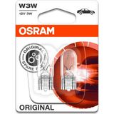 Nacario Osram (X) Ampul 12V 3W Dipsiz Gösterge (Ikili Ambalaj) Blister Ambalaj, 2821-02B