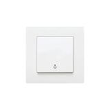Nacario Ovivo Beyaz Light Anahtarı M+K