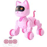 Nacario Oyuncak 30 Fonksiyonlu Uzaktan Kumandalı Şarjlı Sesli Işıklı Dokunma Algılama Programlama Robot Kedi ve Köpek (Kedi)