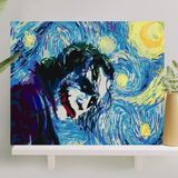 Nacario Palmiye Hobi Sanat Sayılarla Boyama Tuval Seti Fırça Boya Dahil (Çıtalı) 40X50 cm - Joker