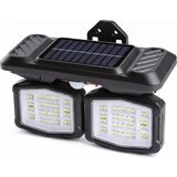 Nacario Panter Solar Hareket Sensörlü 72 Smd Beyaz LED Duvar Lambası 800 Lümen, 5W, Çift Başlıklı 120° Ayarlı, Type-C + Güneş Enerjili, 3 Modlu, IP65 Su Geçirmez Bahçe Balkon Dış Mekan Aydınlatma