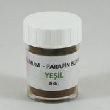 Nacario Parti Vitrini Yeşil Renk Jel Mum ve Parafin Toz Boyası 5 gr