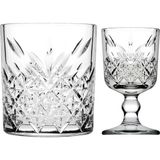 Nacario Pasabahce 14 Parça Tımeless Set - 8 Su/meşrubat Bardağı ve 6 Ayaklı Kadeh Kahve Yanı Su/şerbet/likör Bardağı PB8X52790-6X51718
