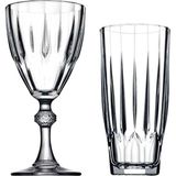 Nacario Pasabahce Meşrubat Bardak Seti Diamond Kadehli Su Bardağı Takımı 24 Parça FMA05123 FMA161245 471 8566635422265AYBABASTORE