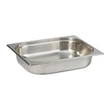 Nacario Paslanmaz Çelik Gastronom/gastronorm Küvet Gn 1/2-65 (32,5 x 26,5 x 6,5 Cm)