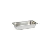 Nacario Paslanmaz Çelik Gastronom/gastronorm Küvet Gn 1/3-65 (32,5 x 17,6 x 6,5 Cm)