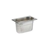 Nacario Paslanmaz Çelik Gastronom/gastronorm Küvet Gn 1/9-100 (17,6 x 10,8 x 10 Cm)