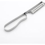Nacario Paslanmaz Çelik Pratik Yan Soyacak - Keskin Sebze ve Meyve Soyucu, Patates, Salatalık, Havuç Soyma Aparatı - Ergonomik Metal Tasarım (18 Cm)