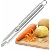 Nacario Paslanmaz Çelik Sebze ve Meyve Soyucu, Çift Yönlü Süper Keskin Bıçaklı, Ergonomik ve Kaymaz Saplı Profesyonel Soyacak, Havuç, Salatalık, Patates ve Elma Için, Bulaşık Makinesinde Yıkanabilir