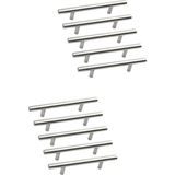 Nacario Paslanmaz Metal Kulp, Inox Dolap Çekmece Mobilya Kulbu, Tv Ünitesi Yatak Odası Vestiyer Mutfak Için (224 Mm, Adet, 10)