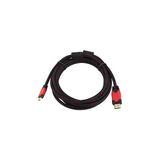 Nacario Pdateknoloji Concord HDMI Kablo 1.5 Metre Ses ve Görüntü Aktarım Kablosu - Siyah/kırmızı