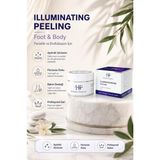 Nacario Peeling Illuminating Arındırıcı ve Nemlendirici Tuz Tanecikli Bakım Jeli, Ayak ve Vücut Için, Spirulina, Shea Butter, Tamanu Oil, Coconut Oil Içerikli, 150 ml