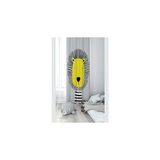 Nacario Pelangi Gri Aslan Desenli Dijital Baskı Yıkanabilir Bebek Çocuk Odası Fon Perdesi, Gri-Sarı 140 x 270