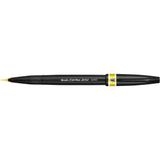 Nacario Pentel Sing Pen Brush Ince Uçlu Fırça Kalem Sarı
