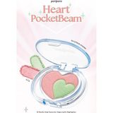Nacario Peripera Iki Renkli, Kalp Tasarımlı, Yoğun Işıltılı Highlighter Heart Pocketbeam (04 Citrus Charm) 04 Citrus Charm