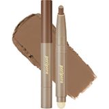 Nacario Perıpera Pratik Uygulanan Çift Taraflı Kontür Stick V Shading Blending Stick (002 Deep Brown)