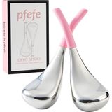 Nacario Pfefe Cryo Sticks Yüz Cilt Bakımı Buz Küreleri Kadınlar Için Yüz Gözleri, Paslanmaz Çelik Yüz Güzellik Araçları Kızlar Bayanlar Için, Estetisyen Malzemeleri Soğutma Spa Küreleri Saklama Kutusu ile