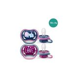 Nacario Philips Avent Ultra Air Emzik 18 Ay 2'li Kız SCF349/22