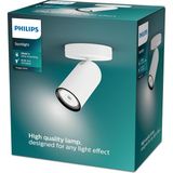 Nacario Philips Myliving Pongee Tavan/duvar Beyaz Spot Lamba GU10 Duy (Ampul Birlikte Verilmez)