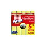 Nacario Piknik Bulaşik Süngeri 5'li Düz