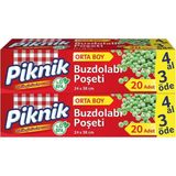 Nacario Piknik Buzdolabı Poşeti 4AL3ÖDE Orta 20'li