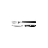 Nacario Pirge Steak/biftek Bıçağı & Çatal Seti 12 cm