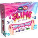 Nacario Playtoys Dıy Slime Hazırlama Seti, Metalik Parlak Slime Kiti, Stem Destekli Duyusal ve Yaratıcı Oyuncak, 3+ Yaş Çocuklar Için