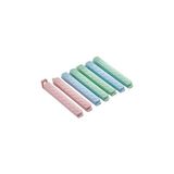 Nacario Poşet Klipsi 10 cm – Gıda Poşeti Kapatma Mandalı, 6 Adet Çok Amaçlı Plastik Klips, Mutfak ve Saklama Için (Renkli Set)